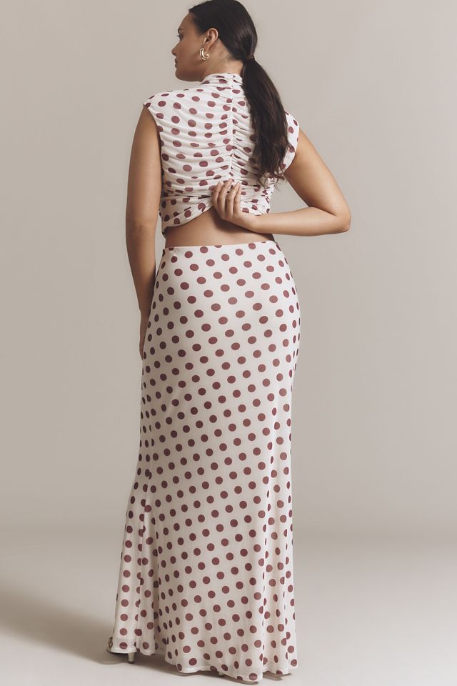 AFRM Plus Tegan Power Mesh Maxi Skirt #2