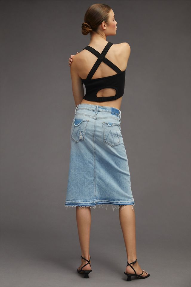 MOTHER Denim Midi Skirt #2