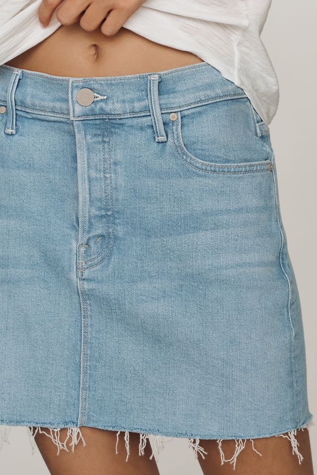 MOTHER Vagabond Denim Mini Skirt #1