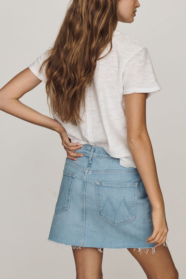 MOTHER Vagabond Denim Mini Skirt #2