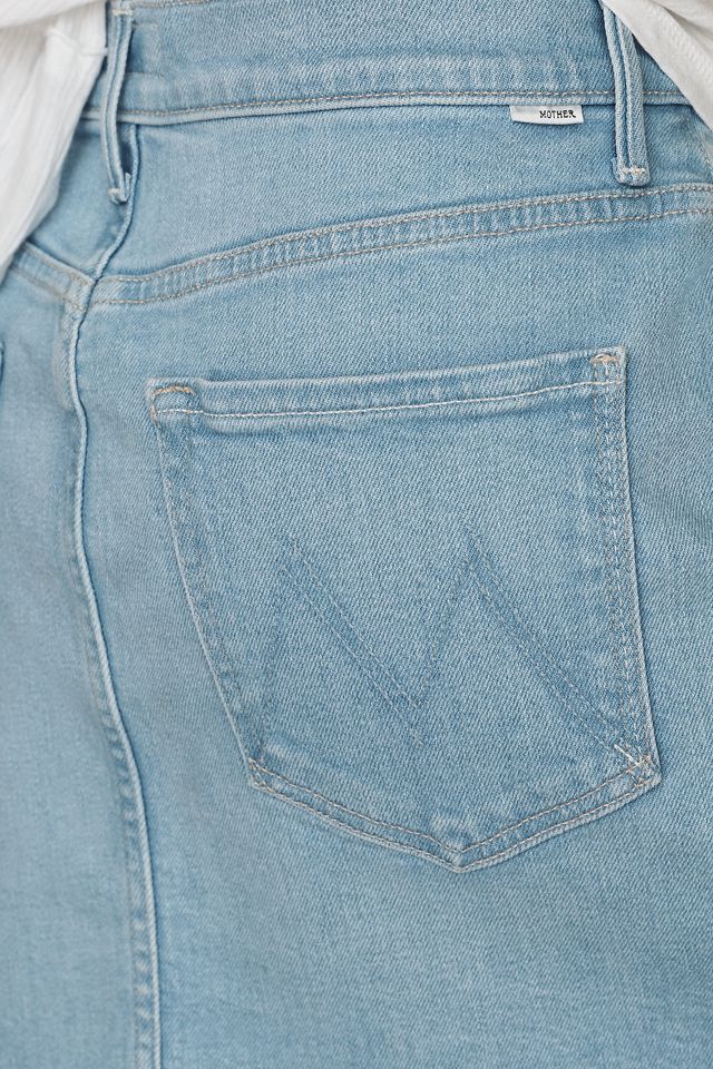 MOTHER Vagabond Denim Mini Skirt #3