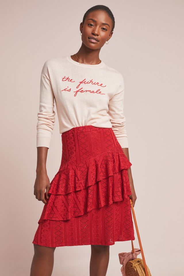 Soigne Eyelet Skirt #4