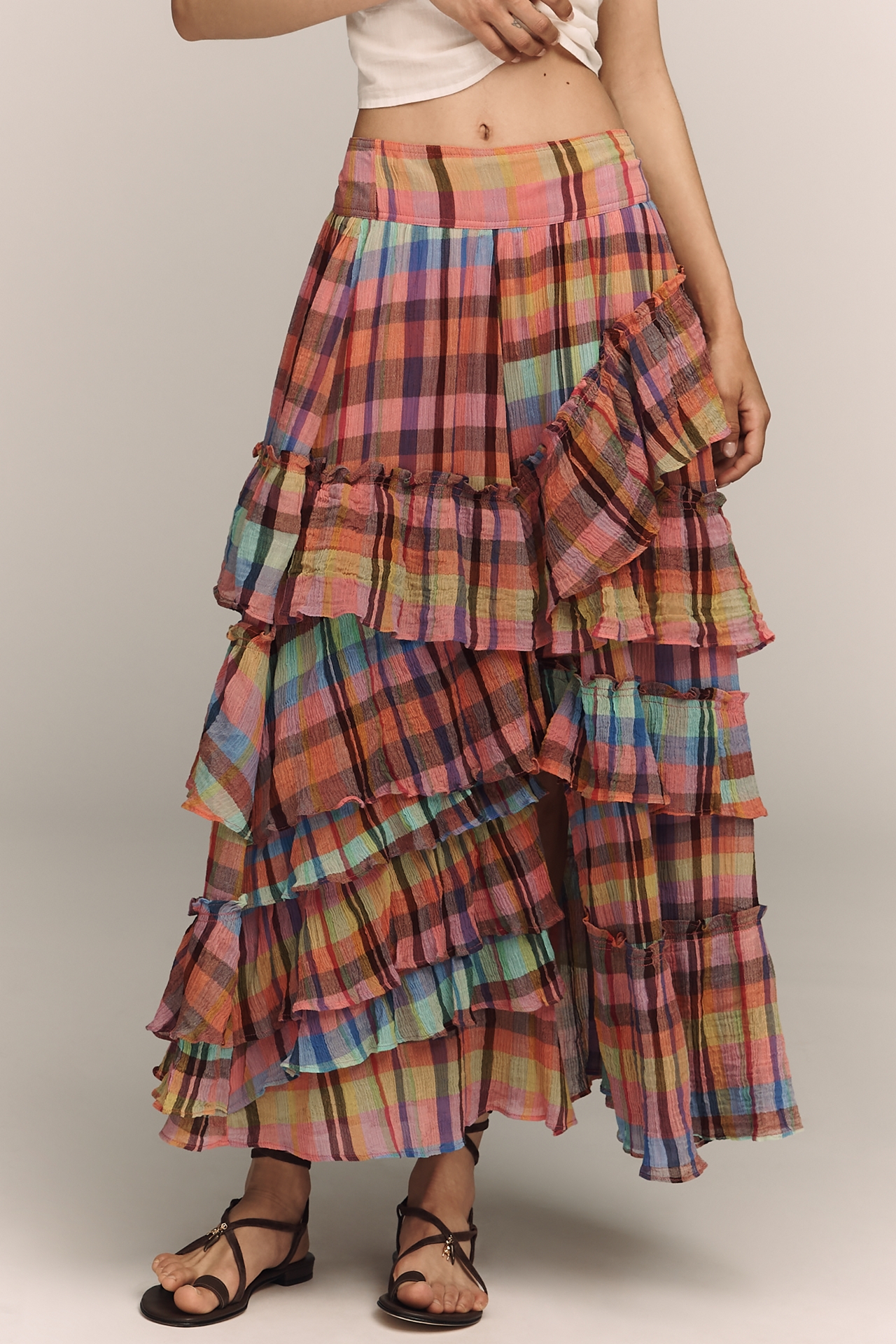 Pilcro Festival Maxi Skirt