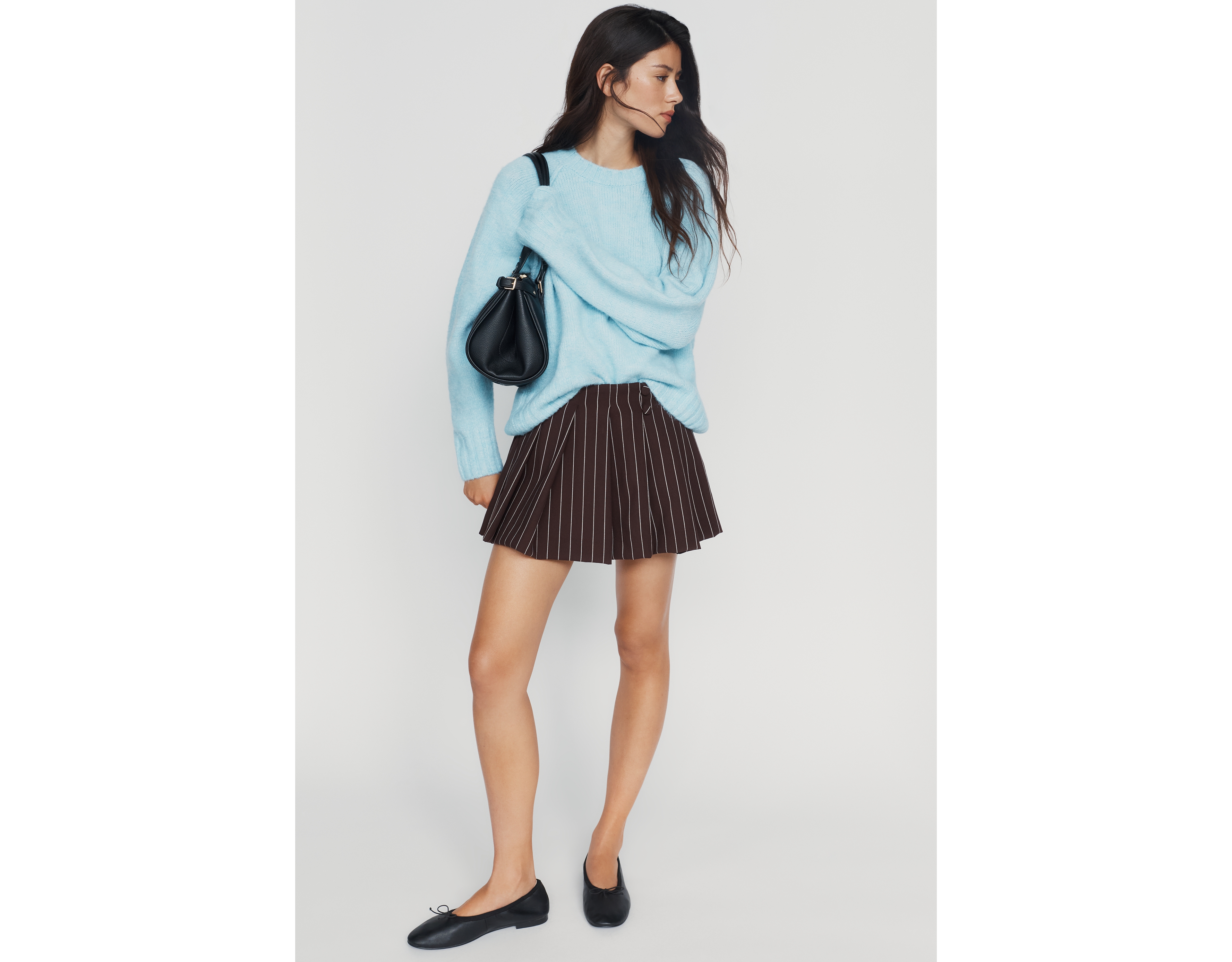 Maeve Kiki Printed Pleated Skort