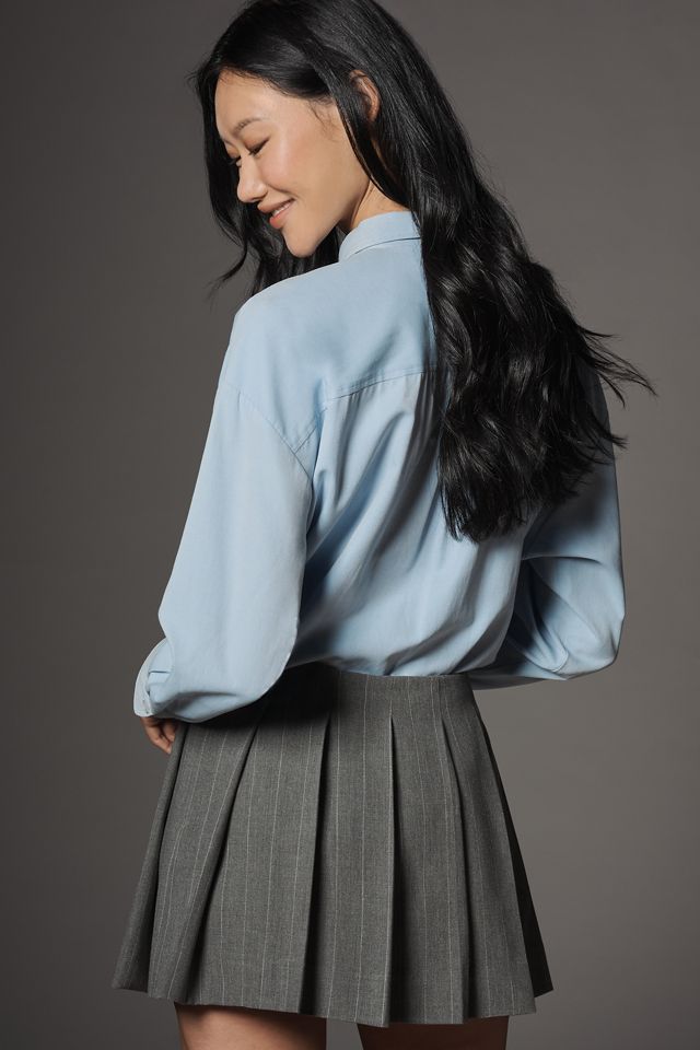 Maeve Kiki Printed Pleated Skort #2