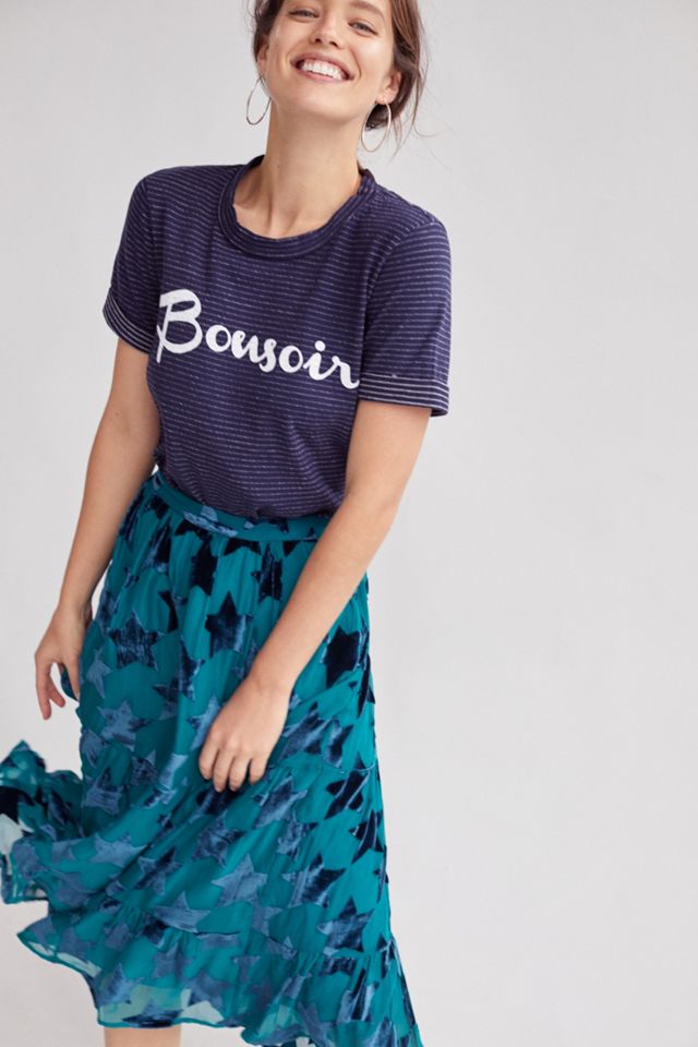 Starry-Eyed Velvet Burnout Skirt #4