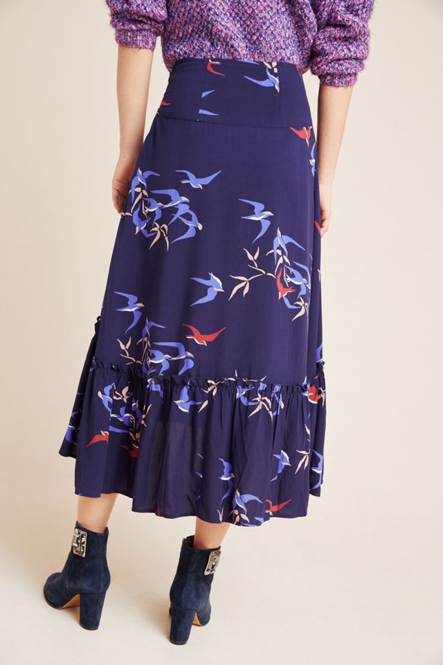 Merida Flounced Midi Skirt #3