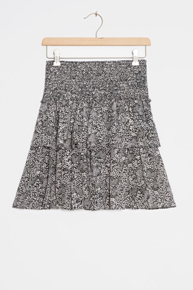 Jennalyn Tiered Mini Skirt | Anthropologie