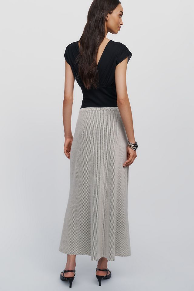 Maeve Knit Trumpet Midi Skirt #3