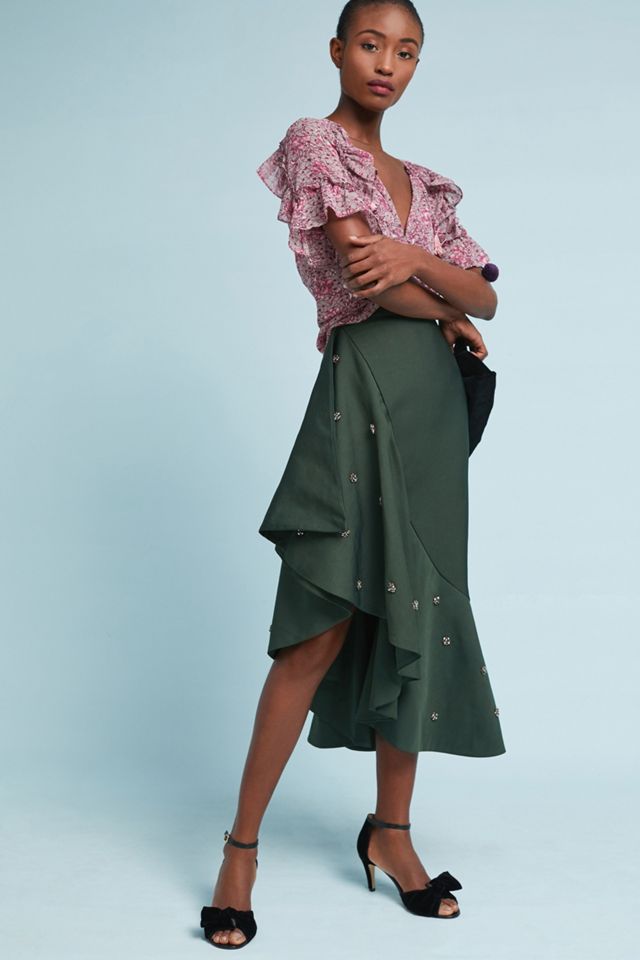 Ruffled Midi Skirt #3