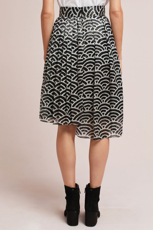 WHIT Silk Fan Skirt #2