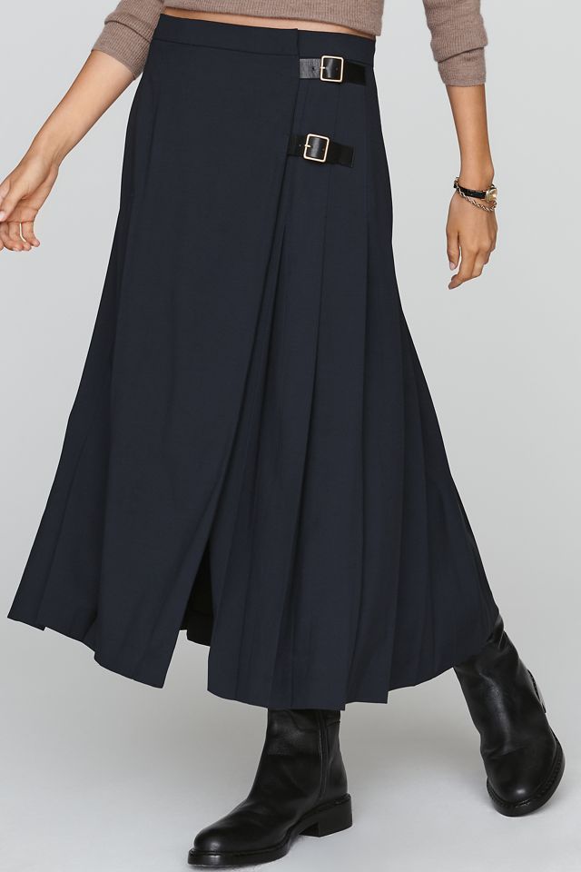 Barbour Delilah Drop-Waist Midi Skirt #1