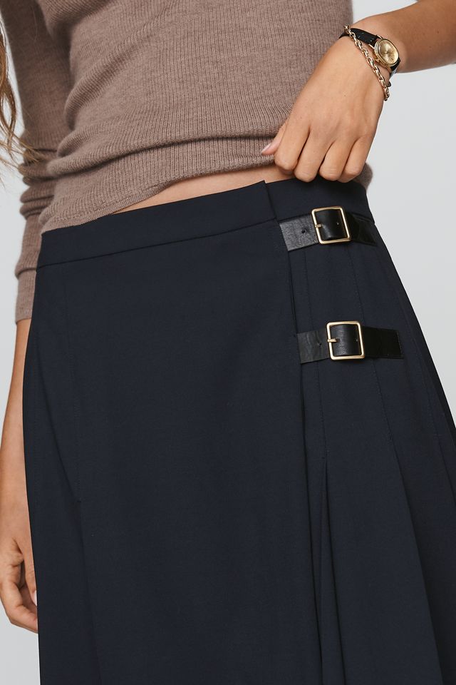 Barbour Delilah Drop-Waist Midi Skirt #2