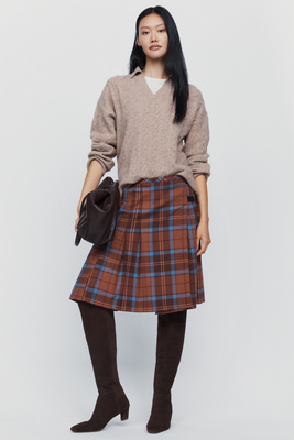 Barbour x Farm Rio Allama Skirt by Anthropologie