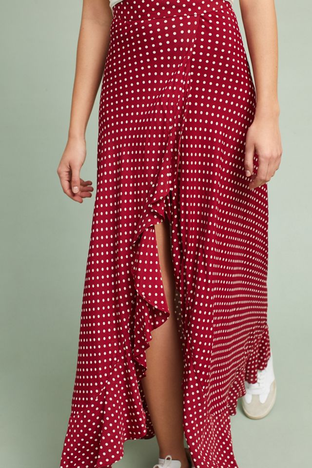 Polka Dot Wrap Skirt #1