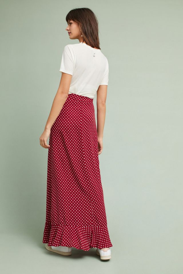 Polka Dot Wrap Skirt #2
