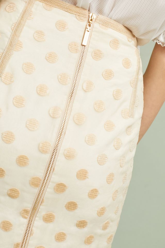 Tulle Polka Dot Pencil Skirt #3