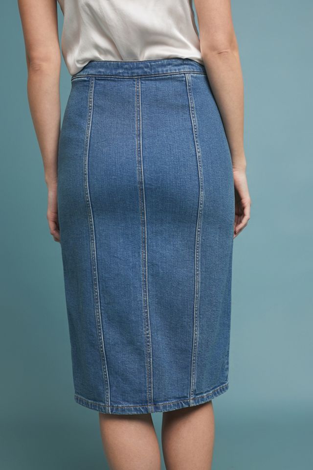 Pilcro Denim Pencil Skirt #2