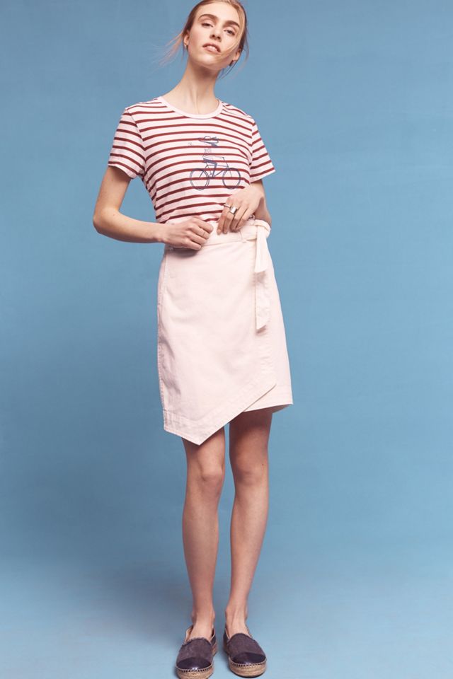 Pilcro Asymmetrical Chino Skirt #1