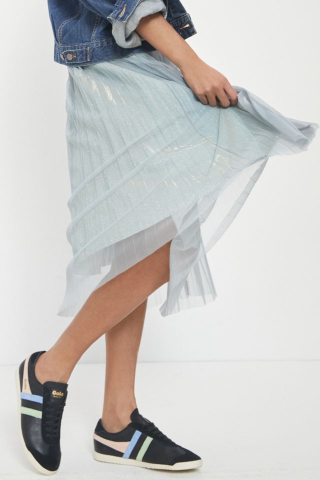 Anna Pleated Tulle Midi Skirt #1