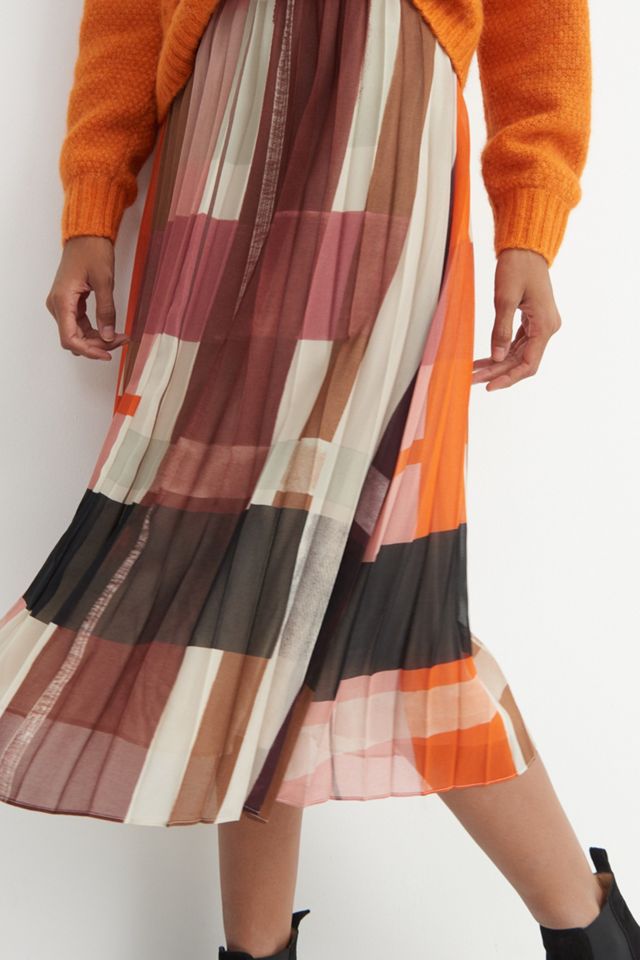 Isola Pleated Midi Skirt #2