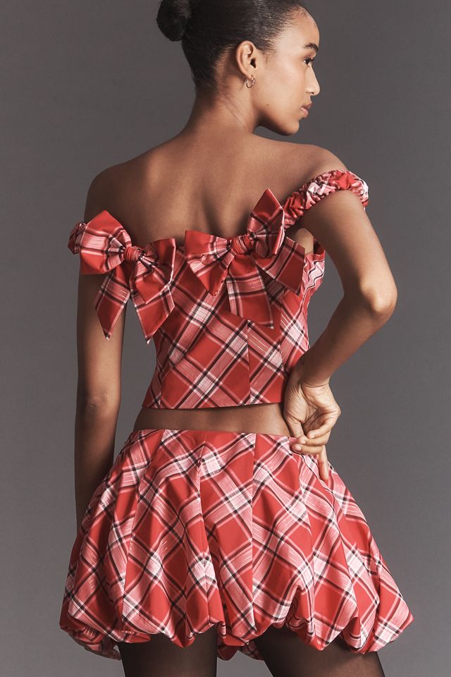 LoveShackFancy Georgeanne Bubble Mini Skirt #3