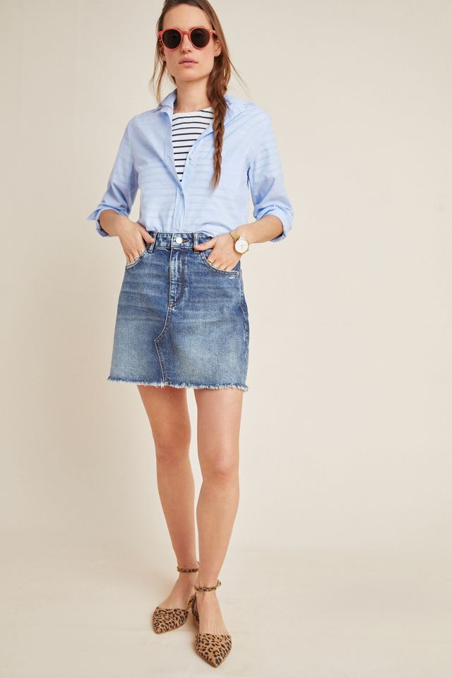 DL1961 Georgia Denim Mini Skirt | Anthropologie