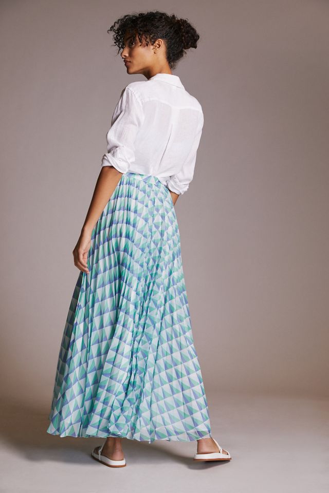 Pleated Maxi Skirt #2