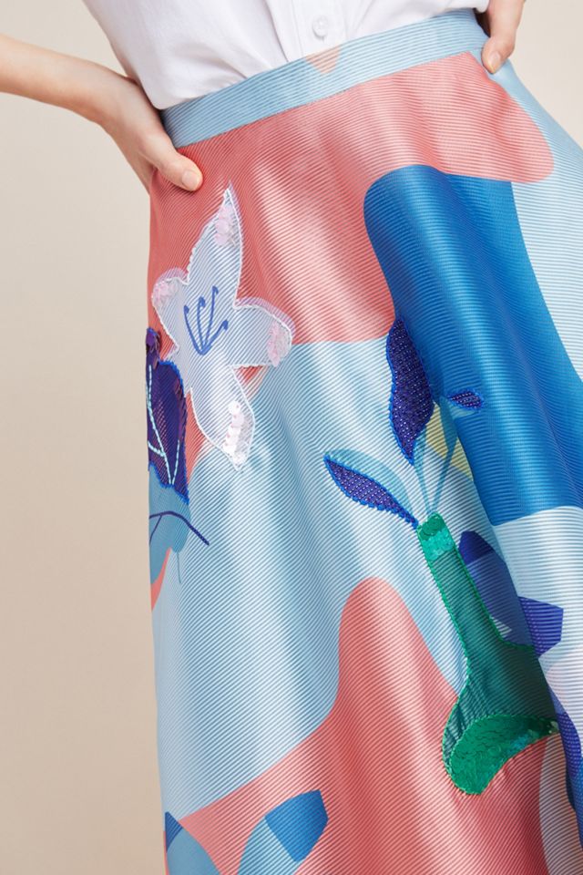 Abstract Garden Skirt #2