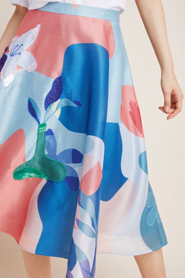 Abstract Garden Skirt #3