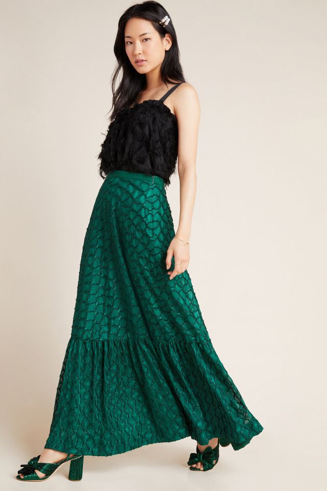 Anthropologie long outlet skirt