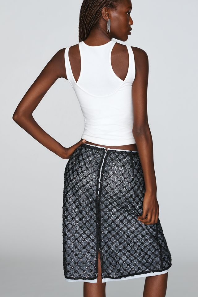 Second Female Shima Sequined Midi Skirt #3