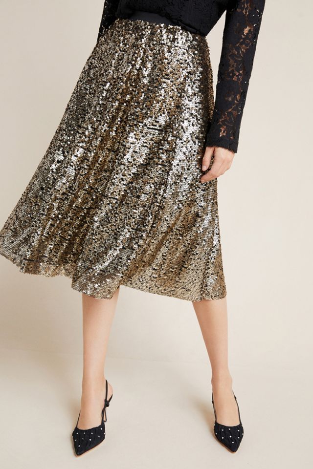 Orleans Sequined Midi Skirt #3