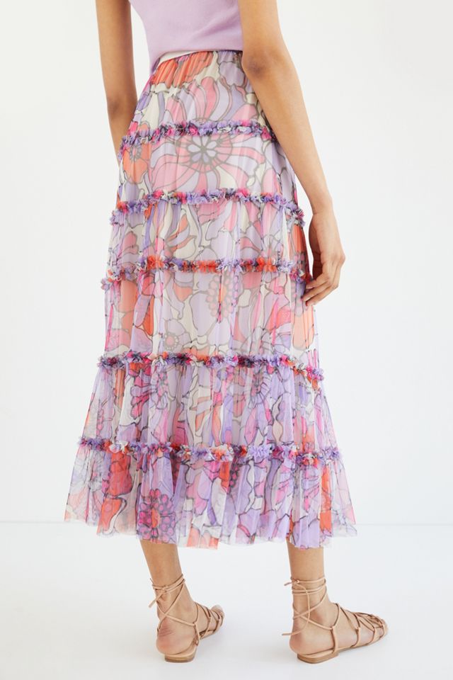 Maeve Tiered Tulle Maxi Skirt #2