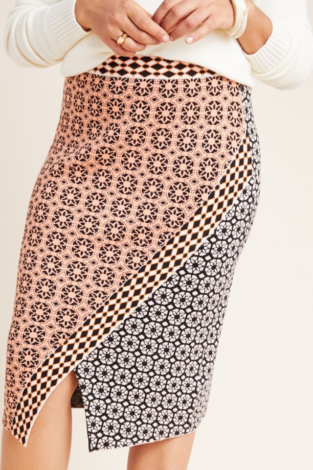 Maeve Brisa Abstract Sweater Pencil Skirt #3