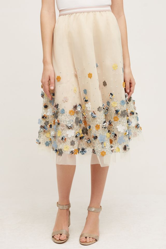 Petaled Tulle Skirt #1