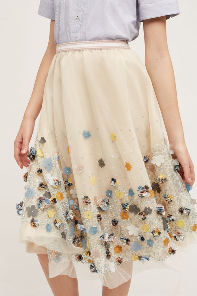 Petaled Tulle Skirt #3