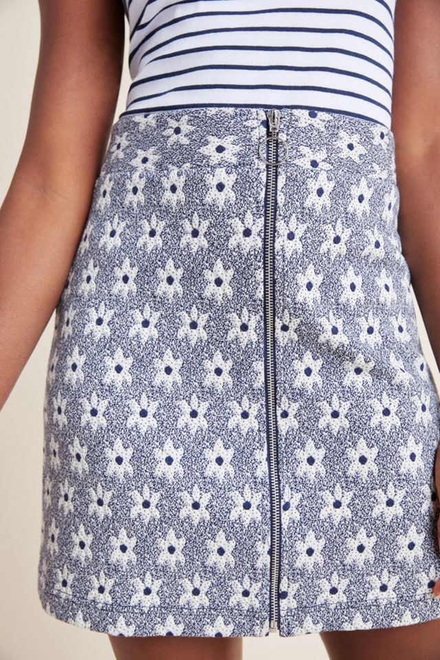 Speckled Floral Pencil Skirt #1