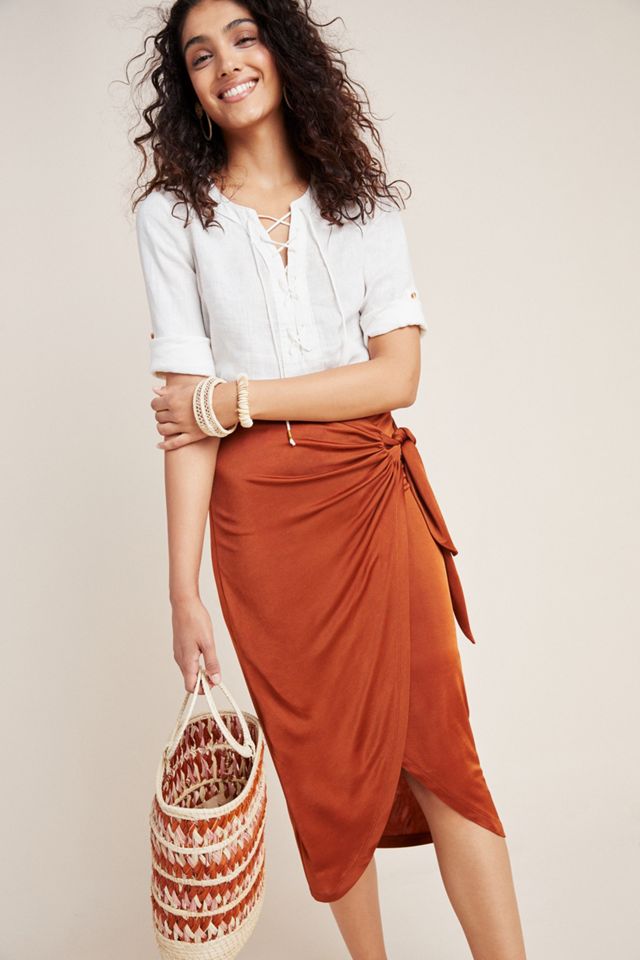 Maeve Petra Tied Skirt