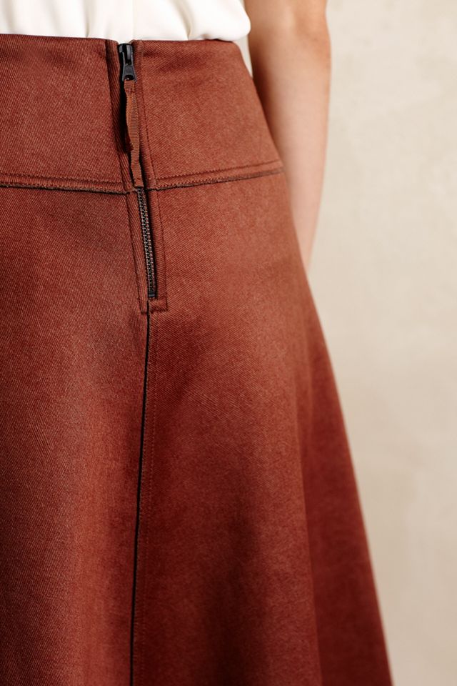 Neoprene Midi Skirt #3