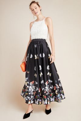 papillon dress anthropologie