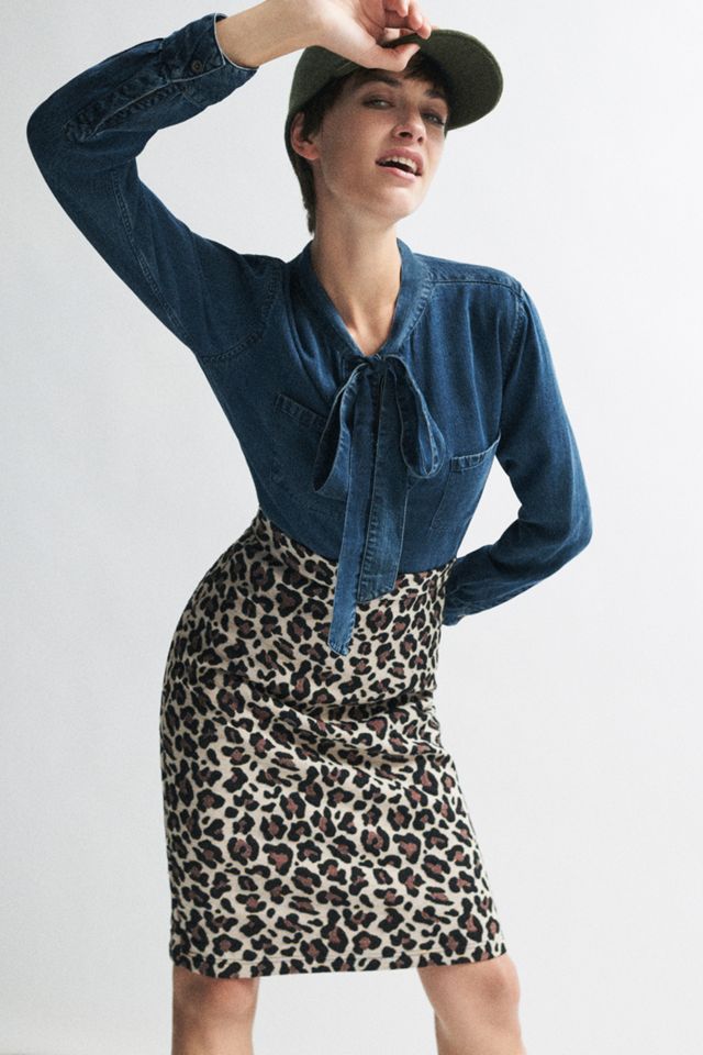 Leopard Pencil Skirt #6