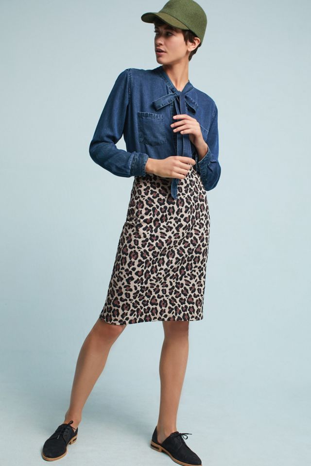 Leopard Pencil Skirt #5