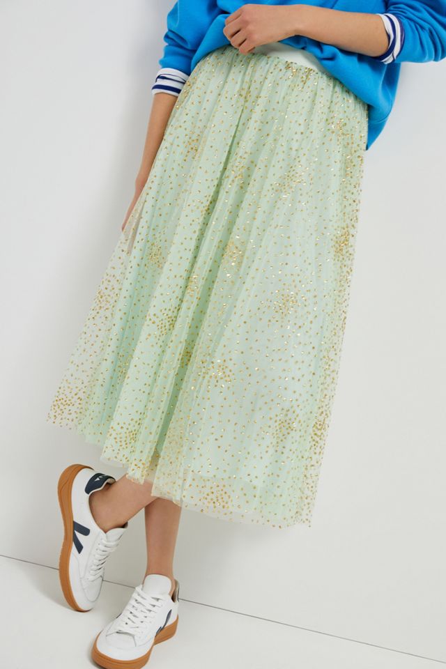 Sydney Shimmer Tulle Midi Skirt #2