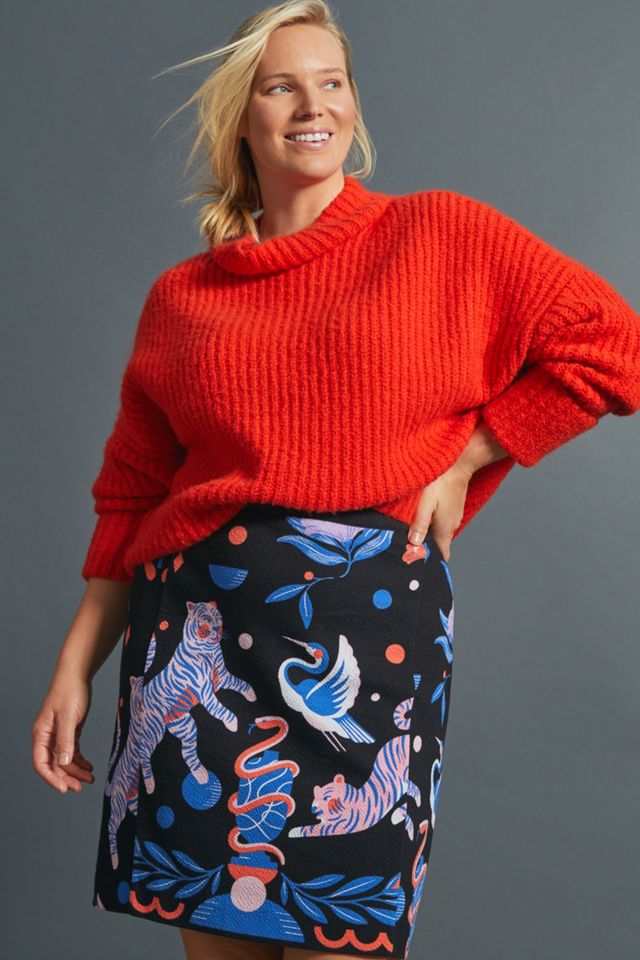 Super Nice Letters Julie Midi Sweater Skirt | Anthropologie