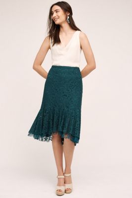 Ruffled Lace Skirt