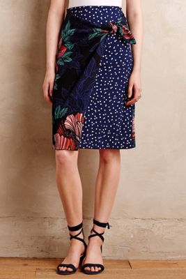 Petal-Pop Wrap Skirt