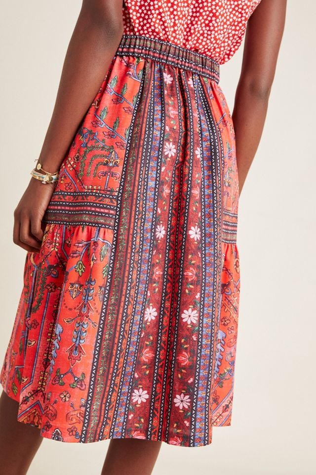 Eve Embroidered Midi Skirt #1