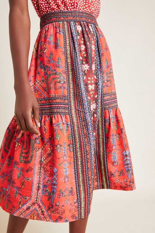 Eve Embroidered Midi Skirt #3