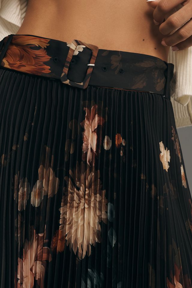 Ranna Gill Aria Pleated Midi Skirt #3